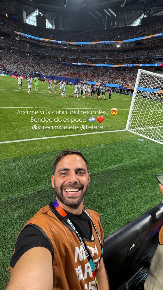 El festejo mundialista de Grego Rosello.