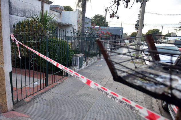 Domicilio de la mujer que fue hallada muerta en barrio Ameghino. (Nicolás Bravo / La Voz)