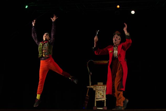 El Festival Circo en Escena celebra sus 20 años de historia . (Fede Sosa).