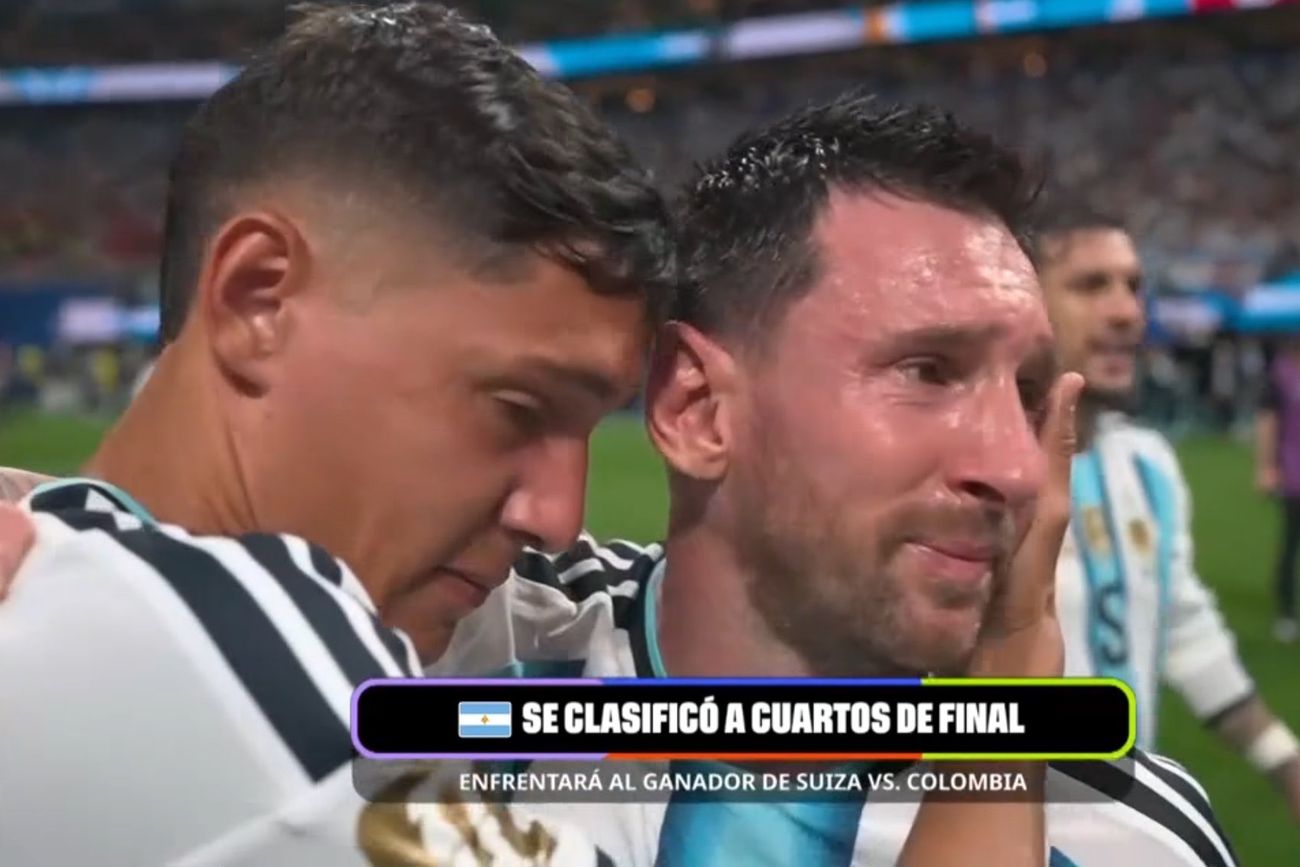El llanto de Messi después de la épica remontada de Argentina ante Egipto: una imagen para la historia