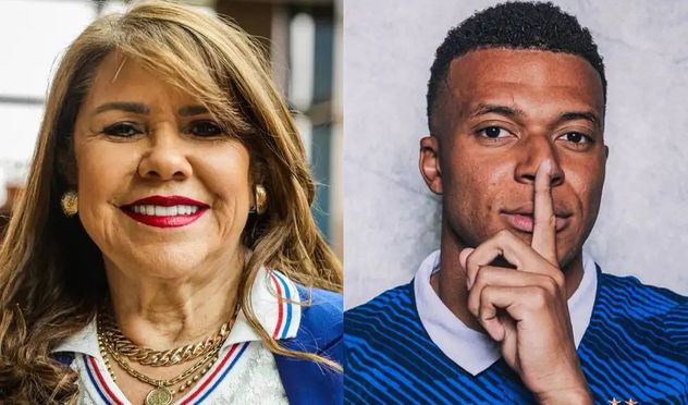 Polémica entre la senadora paraguaya Celeste Amarilla y el jugador de Francia, Kylian Mbappé. 