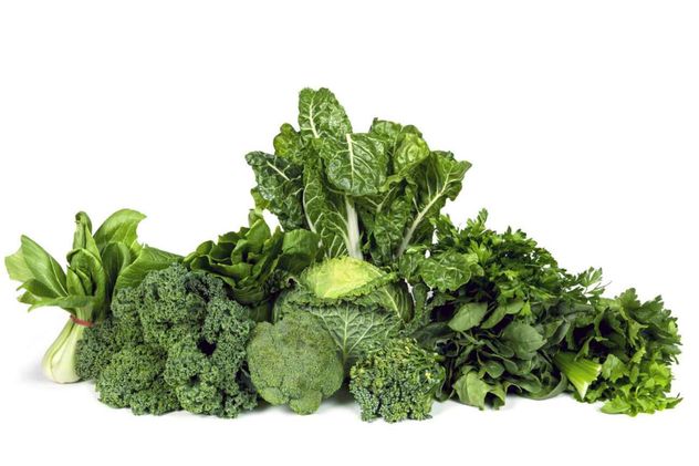 Verduras de hoja verde.