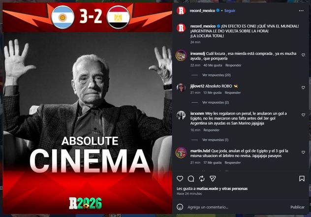 Las publicaciones de los medios de México que daban por eliminada a la Argentina del Mundial.