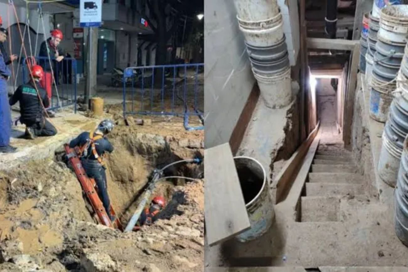 Intento de robo en un banco en San Isidro: condenaron los responsables del túnel por el cual intentaron entrar