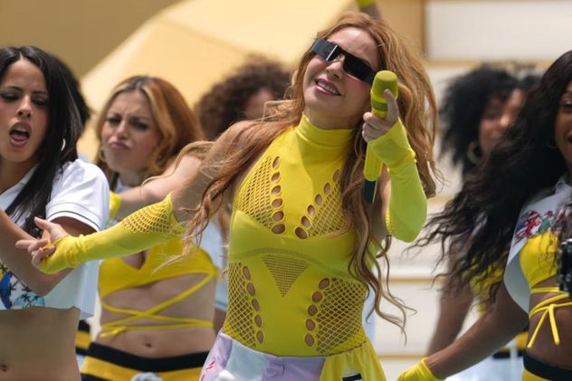 Shakira en la apertura del Mundial