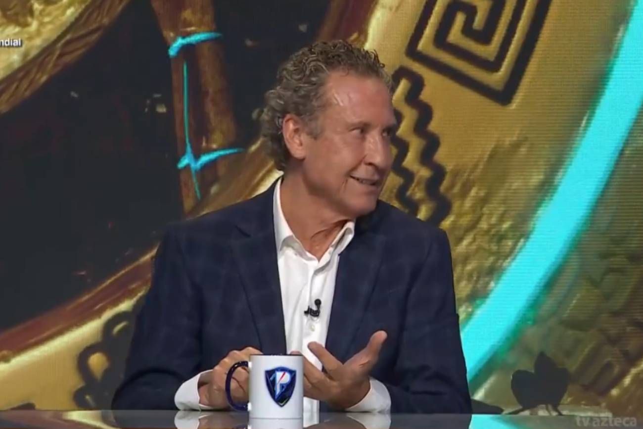 Jorge Valdano en la TV Azteca.