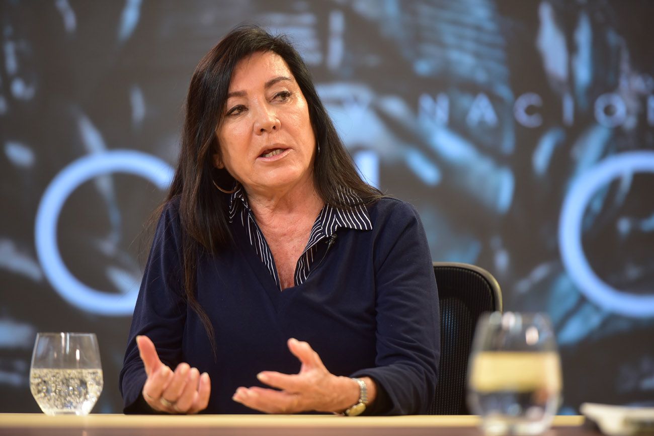 Laura Rodríguez Machado en el programa Voz y Voto. (Nicolás Bravo / La Voz)