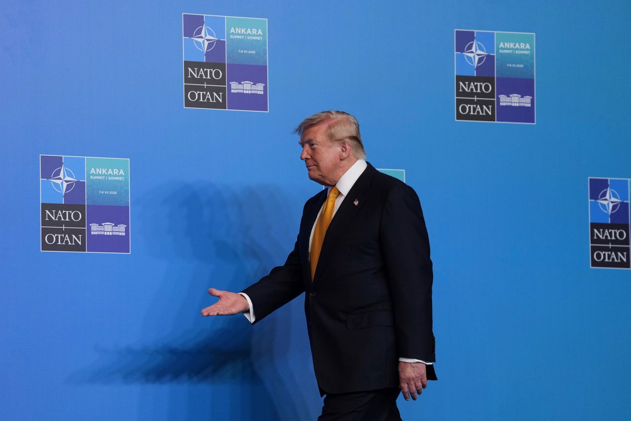 Donald Trump en Turquía. (AP/Alastair Grant, Pool)