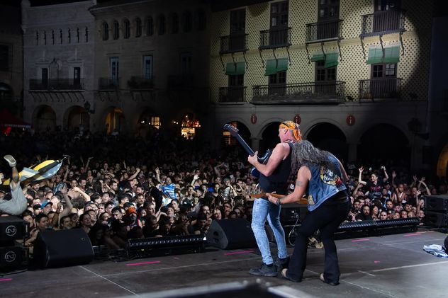 Antes de confirmar su gira nacional, La Renga estuvo en Europa. Las fotos son de su último show en Barcelona