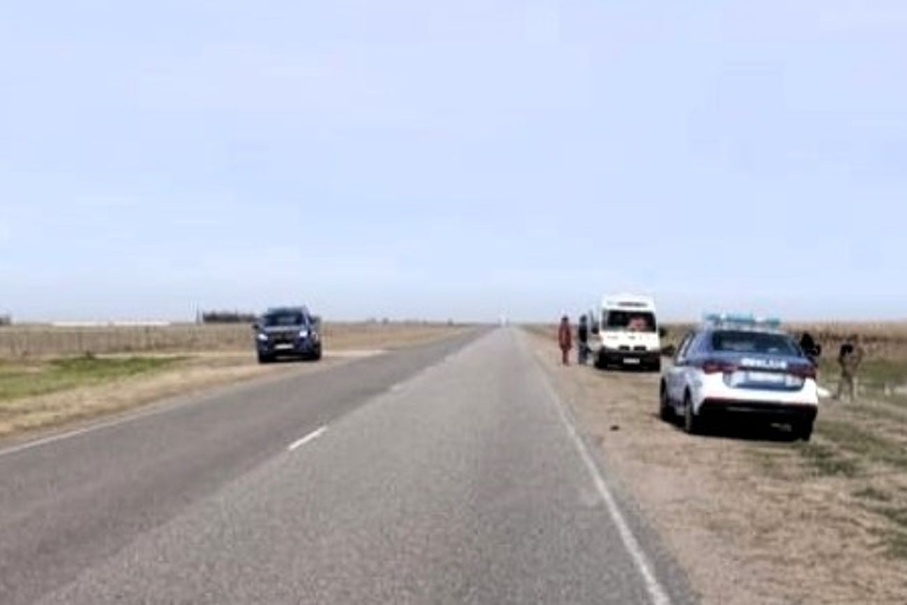 El lugar del vuelco fatal, cerca de Calchín Oeste
