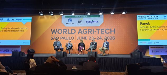 DESAFÍO. En San Pablo, empresas vinculadas a los fertilizantes expusieron los proyectos que Brasil tiene en materia de autoabastecimiento para ese insumo.