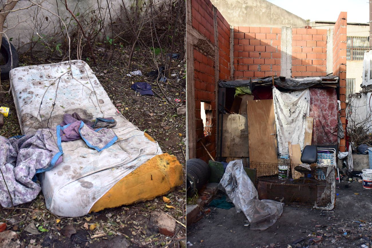 Dos personas en situación de calle fueron encontradas muertas en el lugar donde dormían.  (Nicolás Bravo / La Voz)