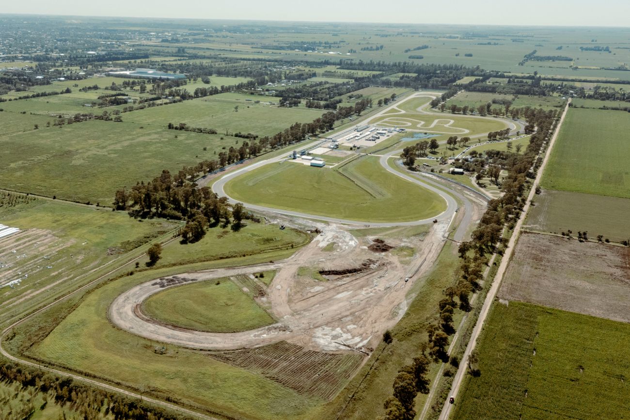 Obras en el Autódromo de Río Cuarto.