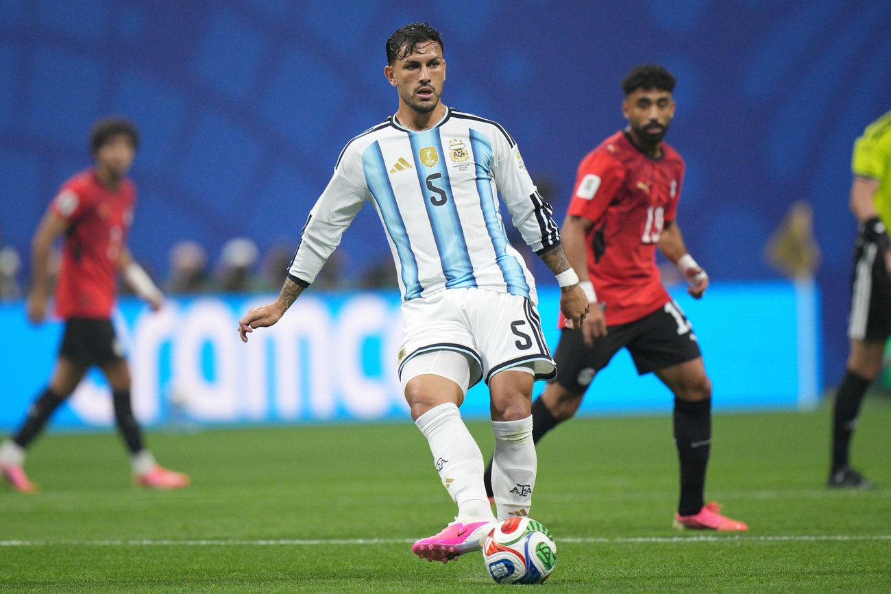 Mundial 2026: Leandro Paredes en la selección argentina contra Egipto.