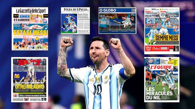 El mundo destacó la victoria argentina ante Egipto.