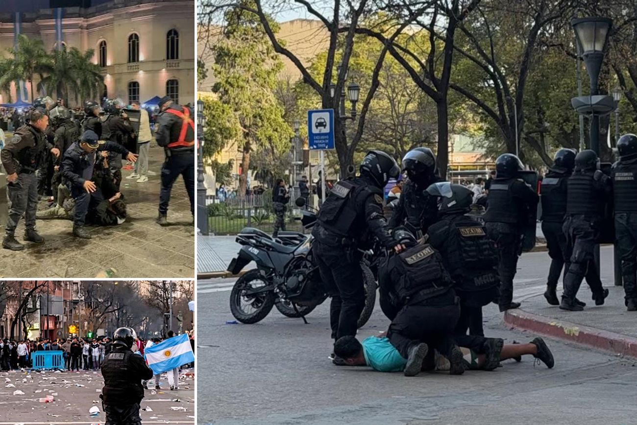 Graves incidentes tras el partido de Argentina-Egipto en Córdoba.