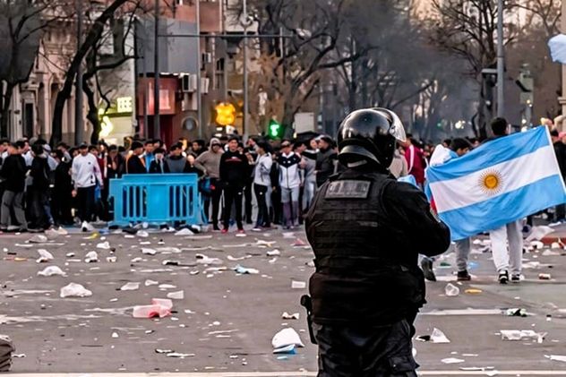 Graves incidentes tras el partido de Argentina-Egipto en Córdoba.