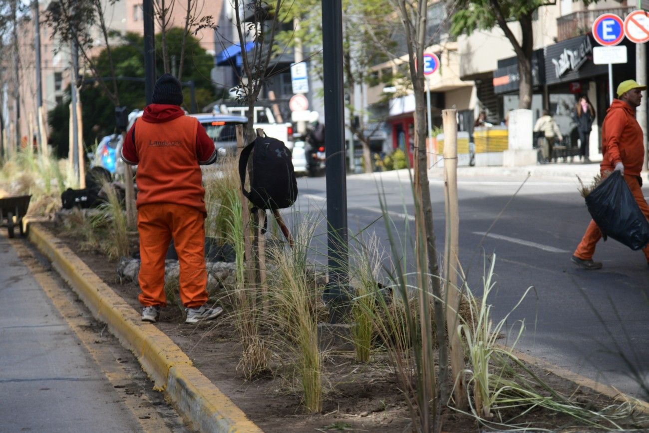 Retomaron los trabajos de bulevarización en San Juan y esperan terminar a fin de mes. 