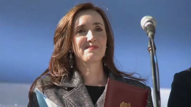 Victoria Villarruel admitió que quiere ser candidata a presidenta en los actos del 9 de Julio.
