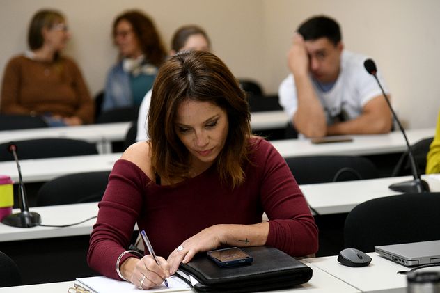 Daniela Morales Leanza, querellante por la víctima JC en el juicio a Sebastián "Pucho" Roqué.