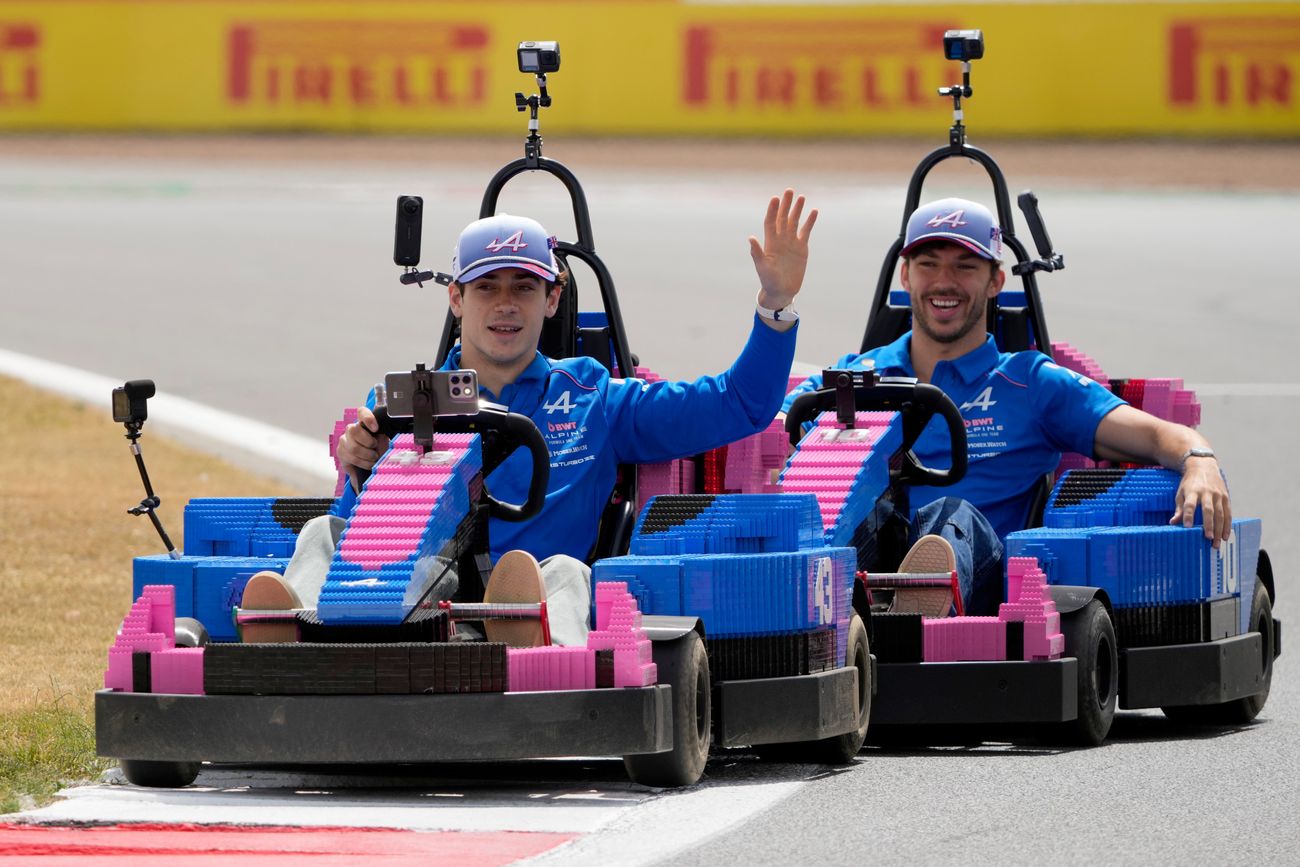 Franco Colapinto y Pierre Gasly.