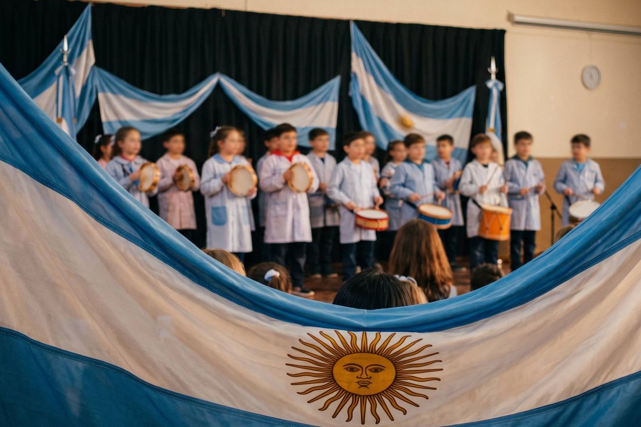 Acto escolar. Imagen ilustrativa.