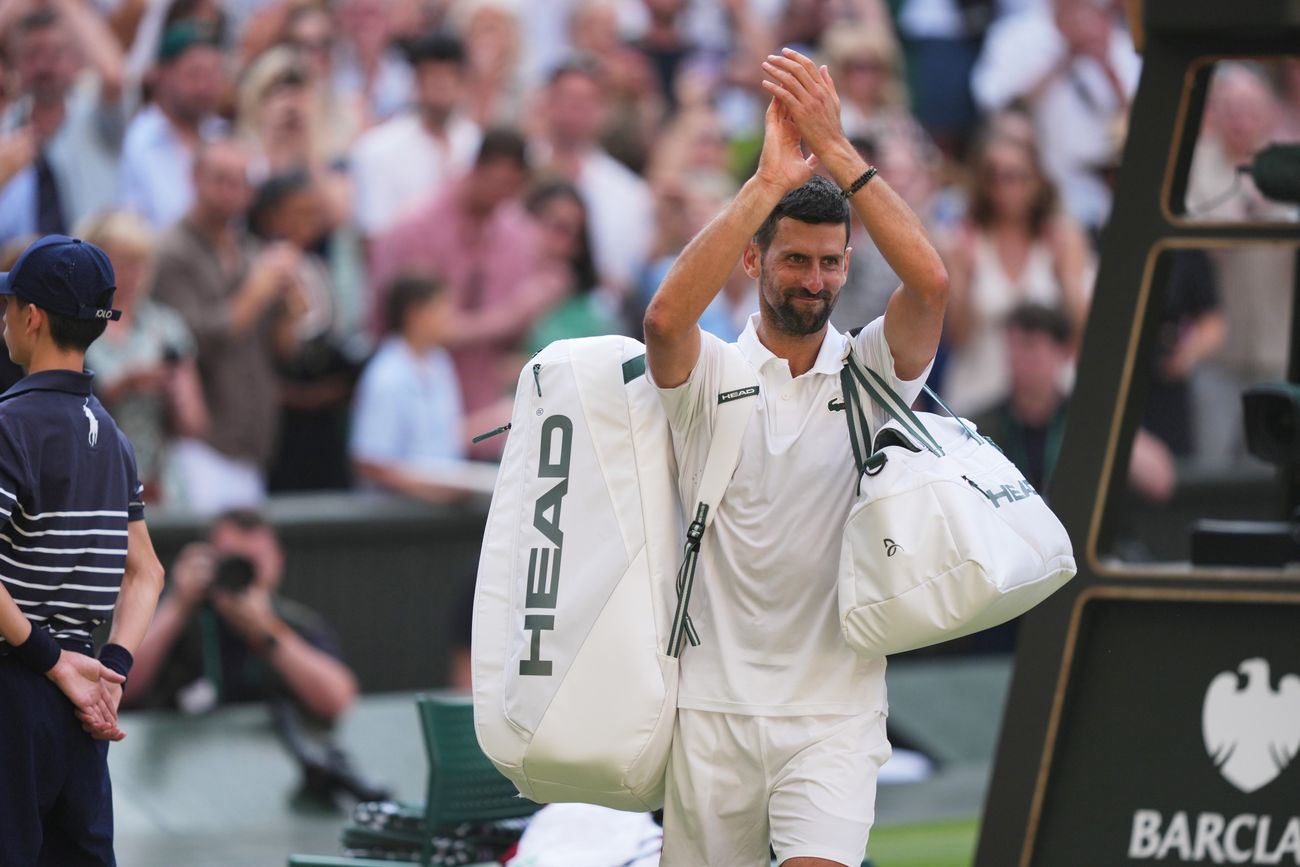 Novak Djokovic se despidió en semifinales de Wimbledon 2026. 