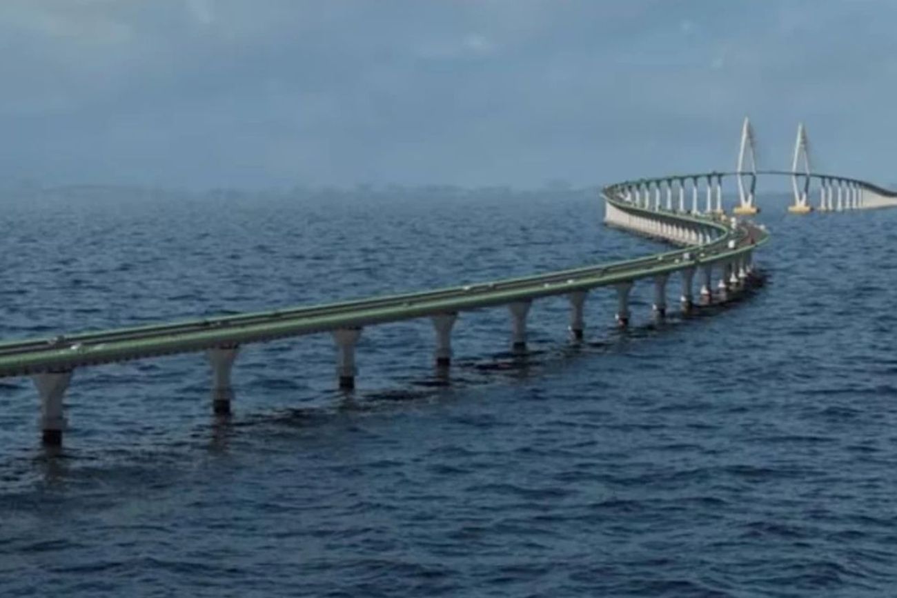 Brasil comenzó a construir el puente marítimo más largo de Sudamérica.