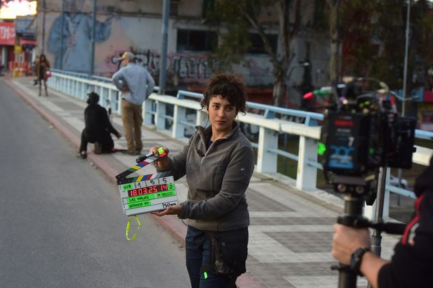 Comenzó a filmarse una escena en el puente Avellaneda de la película "Las Malas" dirigida por Armando Bo, sobre el libro de Camila Sosa Villada. (Nicolás Bravo / La Voz)