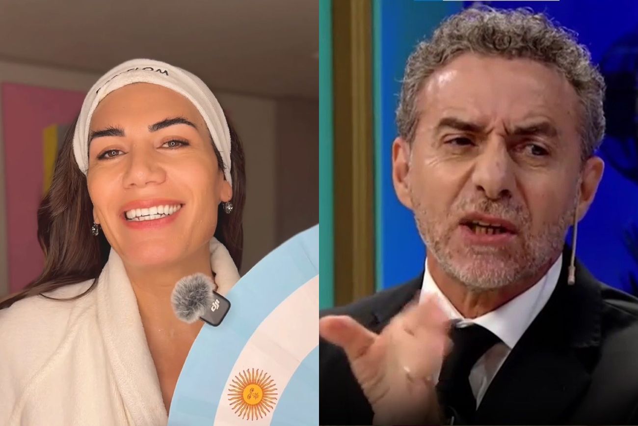Flor de la V cruzó a Luis Majul.