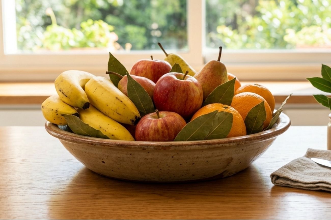 El truco casero con hojas de laurel para combatir las mosquitas de la fruta