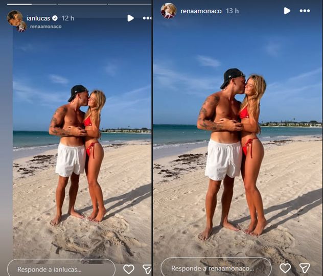 Ian Lucas oficializó públicamente con su novia. Foto: Instagram.