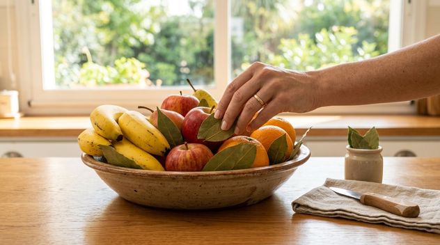 El truco casero con hojas de laurel para combatir las mosquitas de la fruta.