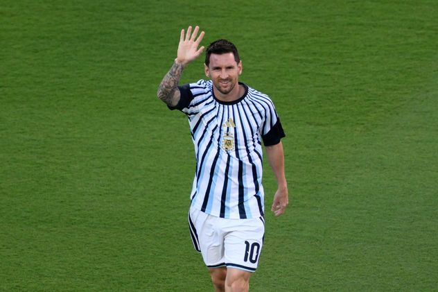 Lionel Messi en el Mundial.