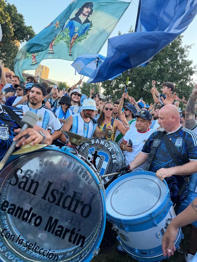 Banderazo Argentino en Kansas City.