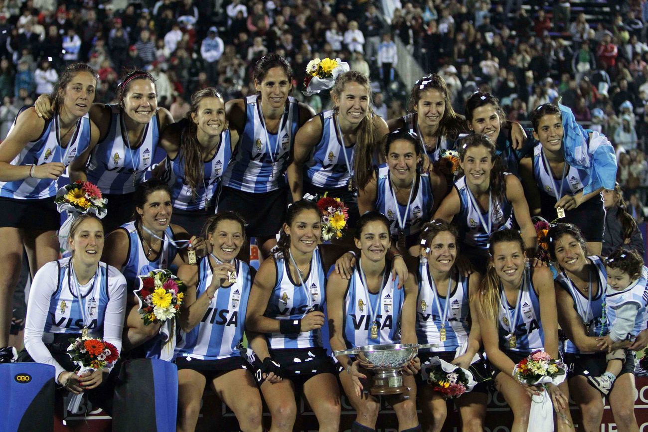 Las Leonas se consagraron campeonas del mundo en Rosario 2010.