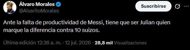 El periodista anti-Messi explotó por la clasificación de Argentina.