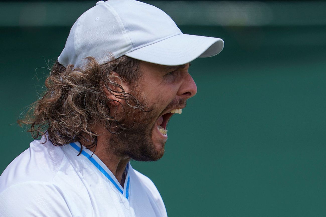 Marco Trungelliti en Wimbledon.