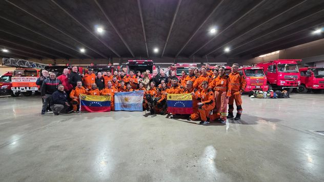 Bomberos cordobeses regresaron de Venezuela.