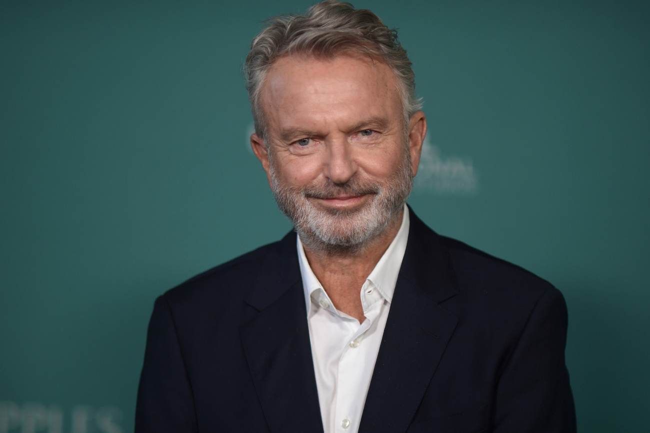 Sam Neill en la premiere de la serie "Apples Never Fall", en marzo de 2024 y en Los Angeles. 