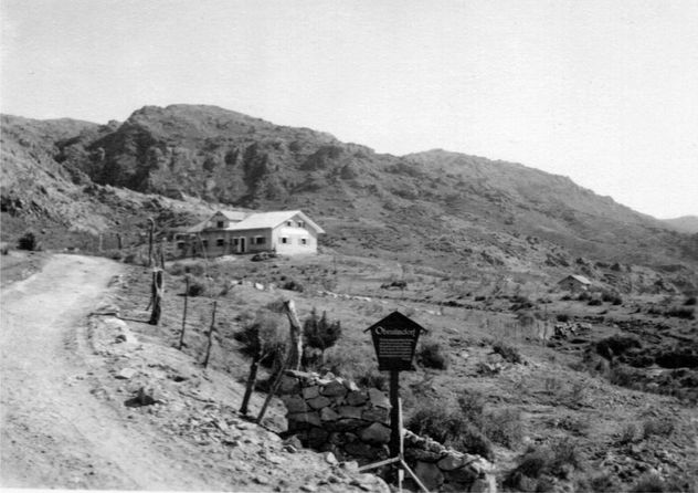 Una foto histórica de los inicios de La Cumbrecita hace unos 90 años. Un paisaje muy diferente al actual.