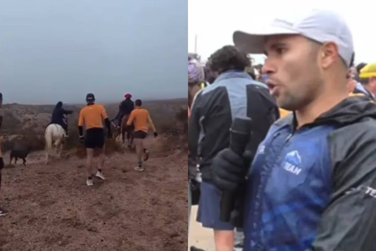 Violento ataque de jinetes contra corredores de running en una competencia en Río Negro.