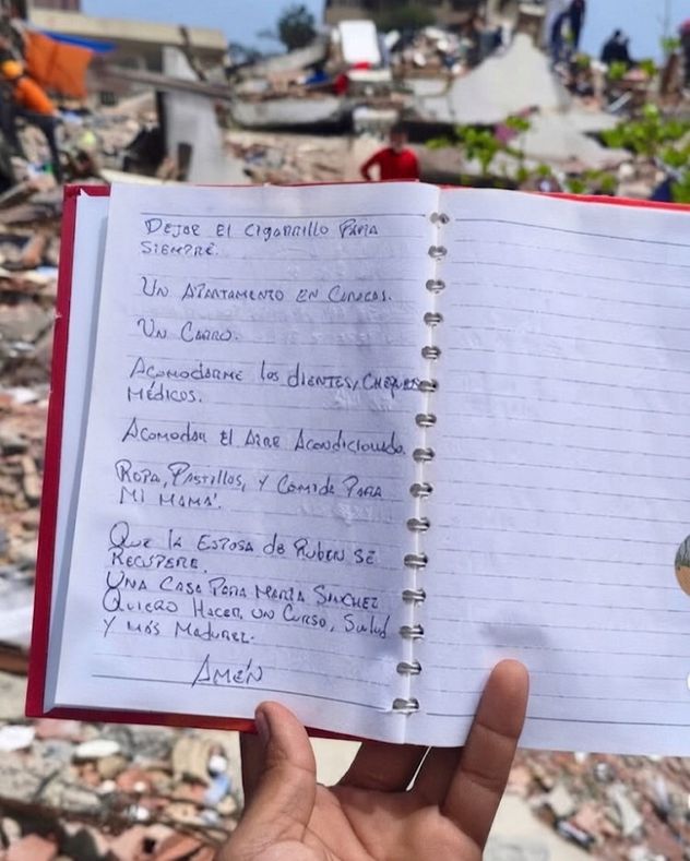 Los deseos de una persona en La Guaira.