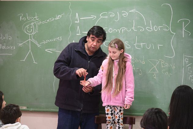 Durante las vacaciones de invierno, la Academia Nacional de Ciencias junto con la fundación Tecnología con Propósito ofrecen talleres de robótica y de programación para niños y niñas.
