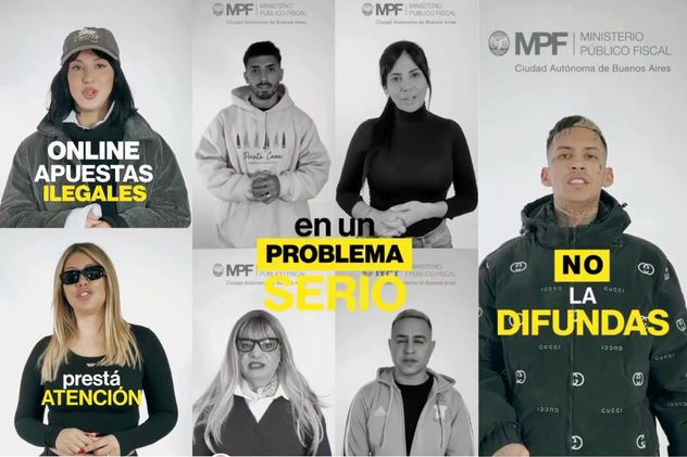 Flor Vigna, Wanda Nara, L-Gante y otros influencers a los que el Ministerio Público Fiscal obligó a realizar videos de prevención como consecuencia de promocionar casinos online.