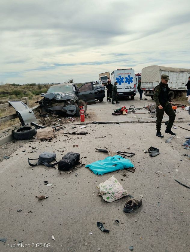 Grave choque múltiple en el sur de Córdoba, en la ruta nacional 35.