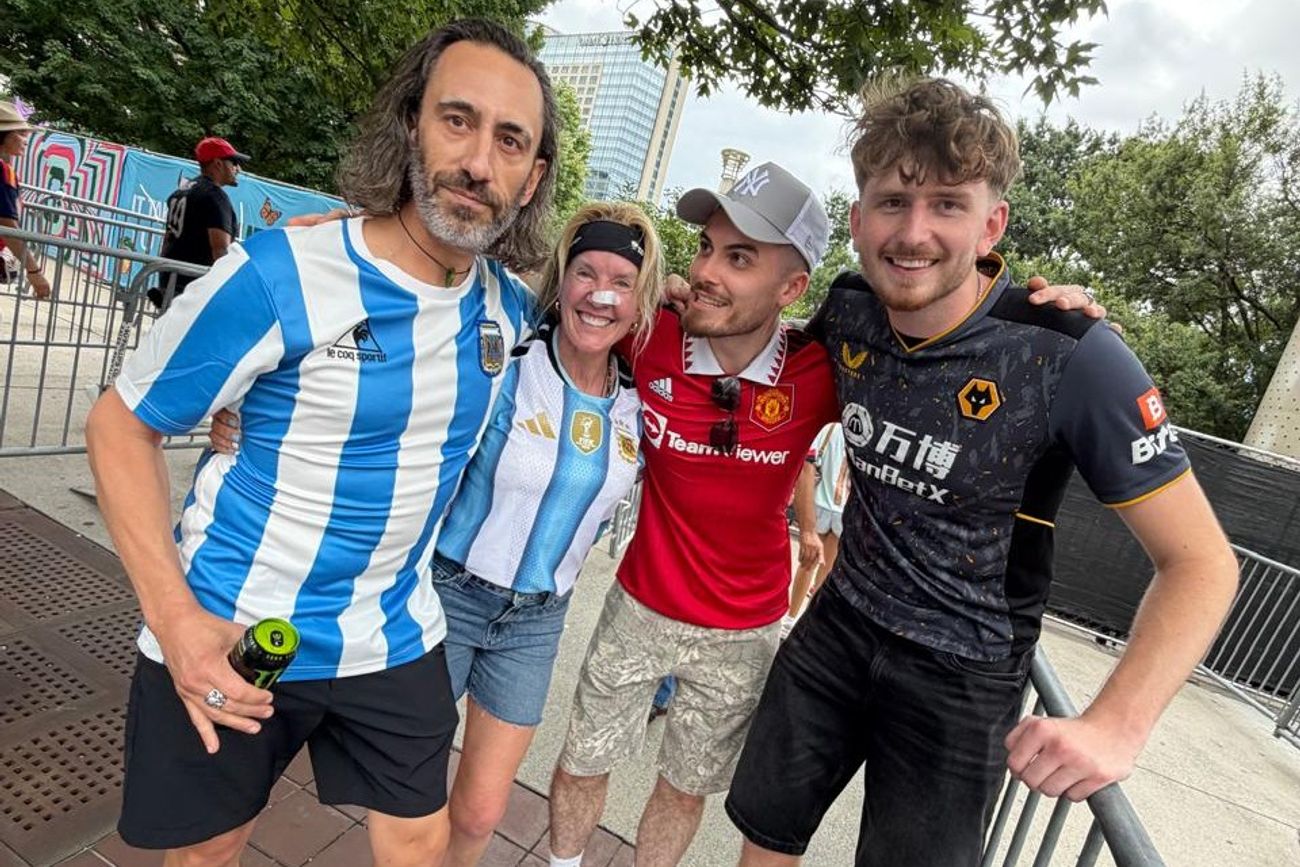 Atlanta se blindó para Argentina-Inglaterra, pero en la calle ganó otra cosa: el respeto