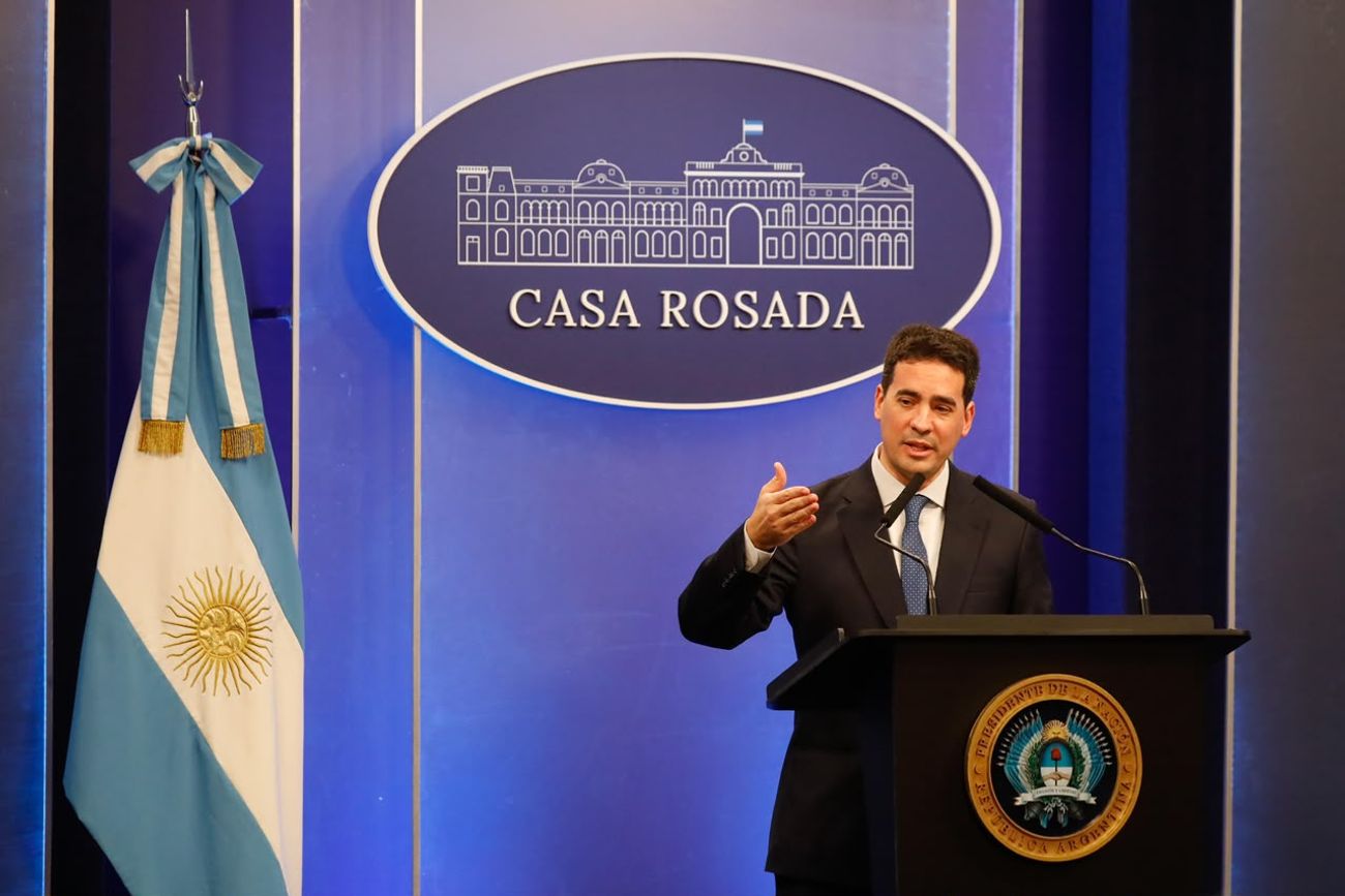 Adrián Ravier, vocero presidecial