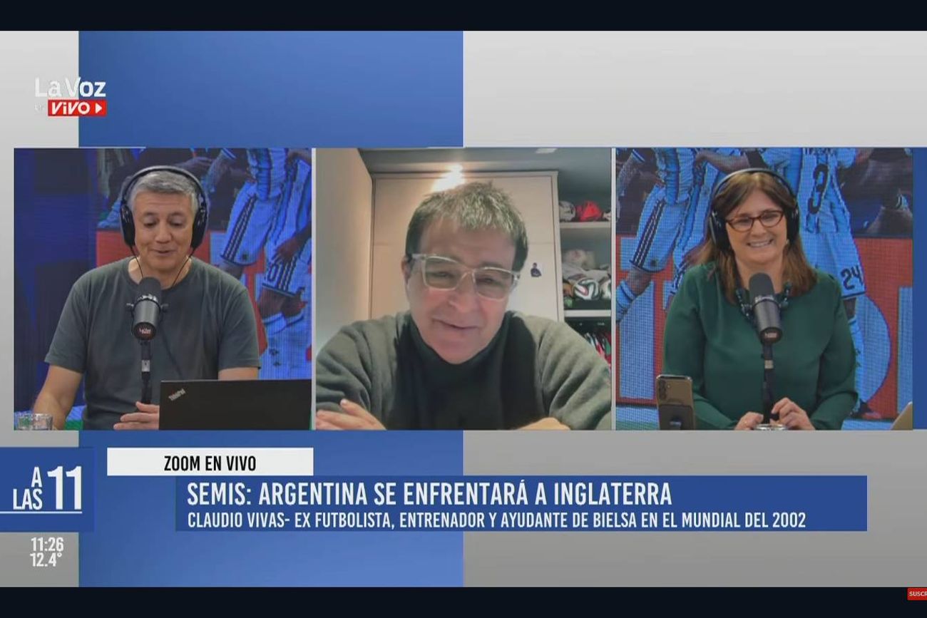 Claudio Vivas en La Voz en Vivo.