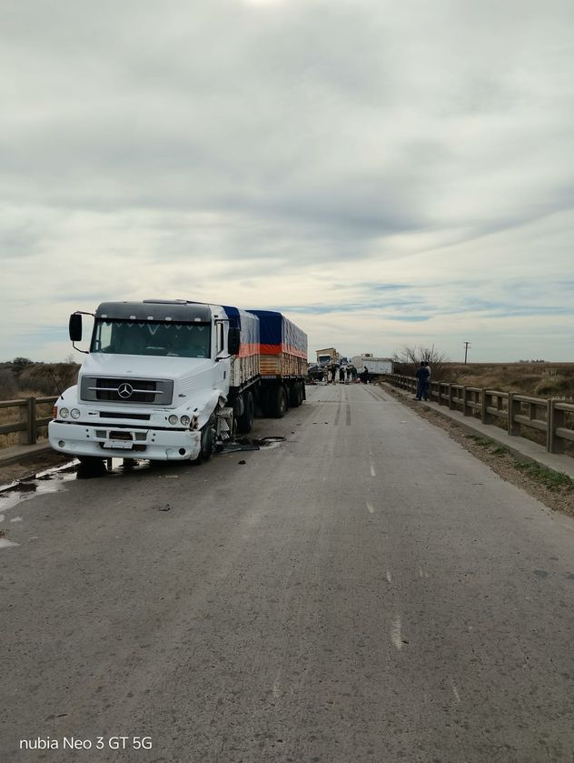 Grave choque múltiple en el sur de Córdoba, en la ruta nacional 35. 